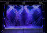 Красивый фонтан занавеса воды строки, Программабле фонтан экрана воды поставщик