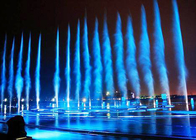 Красивое шоу воды танцев, фонтан приведенный цвета изменяя с воздушной форсункой поставщик