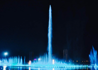 Супер шокинг на открытом воздухе фонтан приведенный пруда, танцуя брызги фонтана 100м бассейна супер высокие поставщик