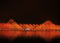 Конструкция фонтана танцев музыки экстерьера плавая в большом диапазоне озера поставщик