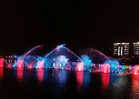 Конструкция фонтана танцев музыки экстерьера плавая в большом диапазоне озера поставщик