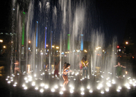 Фонтан танцев красочного мрамора ламп музыкальный, освещает вверх фонтан для расположенного на окраине города поставщик