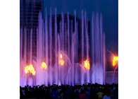 Красивая декоративная пламенеющая нестандартная конструкция фонтана ИП68 273×273×800 Мм поставщик