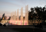 Дисплей фонтана реки цвета изменяя, контролируемый ПК фонтана музыки танцев поставщик