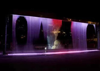 Подгонянный небольшой фонтан танцев, коммерчески фонтан стены воды цифров поставщик
